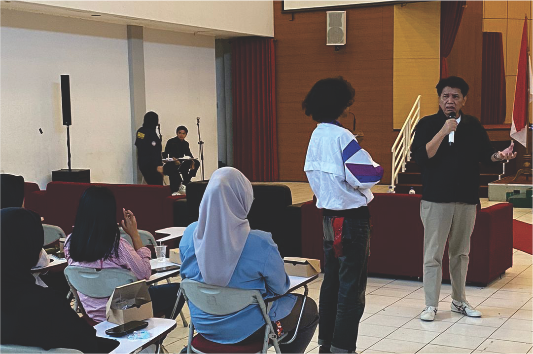Praktisi Mengajar dengan tema “Branding Yourself for Career & Dare To Be a Great Millenial Preneur”