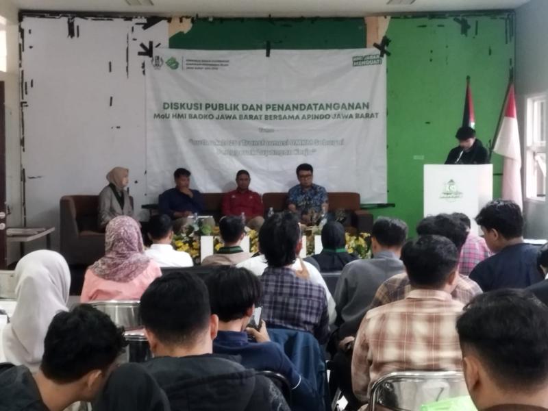 Diskusi dan Penandatanganan MoU dengan HMI Jawa Barat 21 Januari 2025