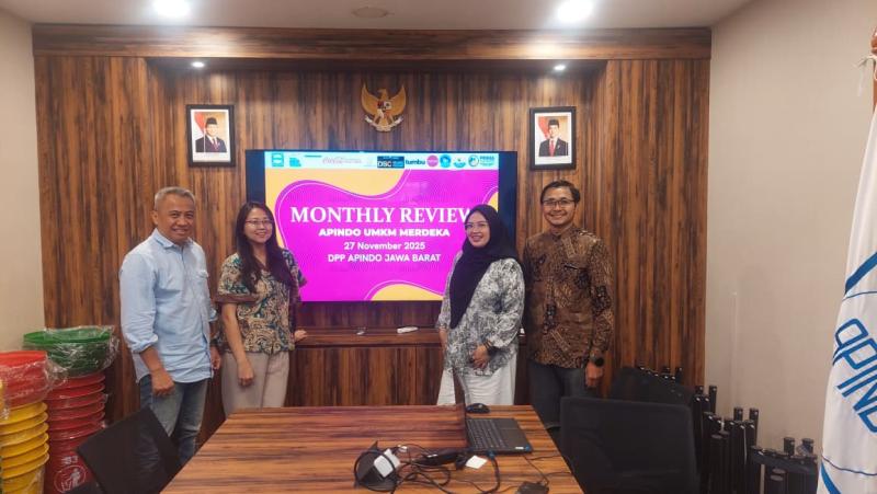 Monthly Review Program APINDO UMKM Mandiri dan Magang Berdampak 2025 DPP APINDO Jawa Barat
