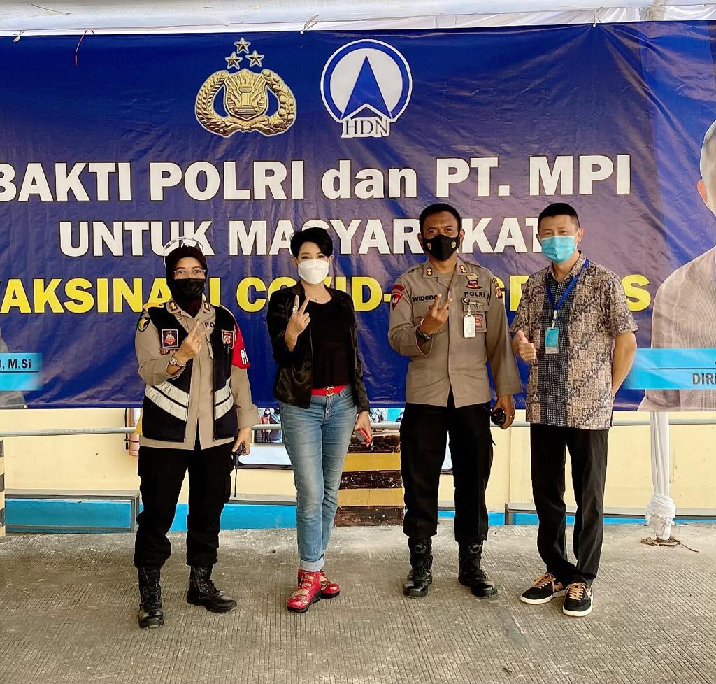 Kolaborasi PT. MPI dengan Apindo dan Polda Jabar dalam Menggelar Vaksinasi Gratis