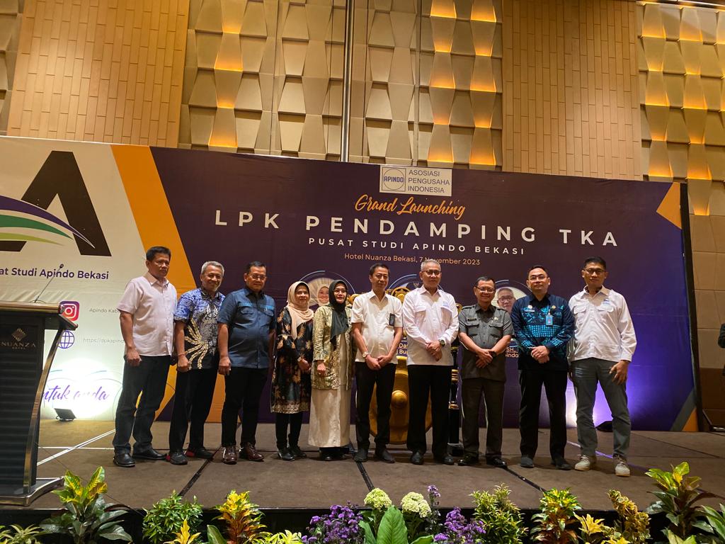 Grand Launching LPK Pendamping TKA DPK APINDO Kabupaten Bekasi