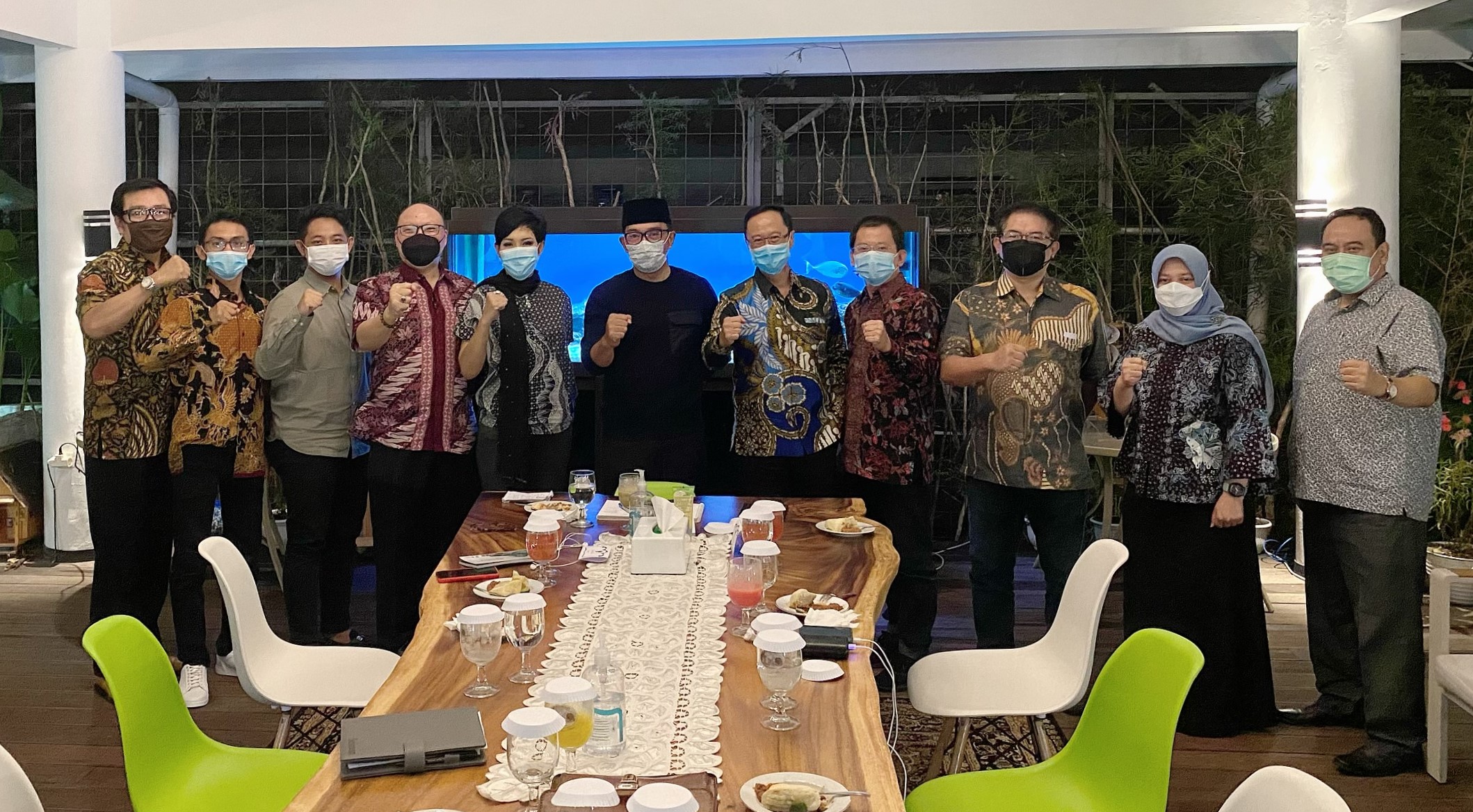 Diskusi Mengenai Akselerasi Perekonomian Jabar Bersama Gubernur Jawa Barat